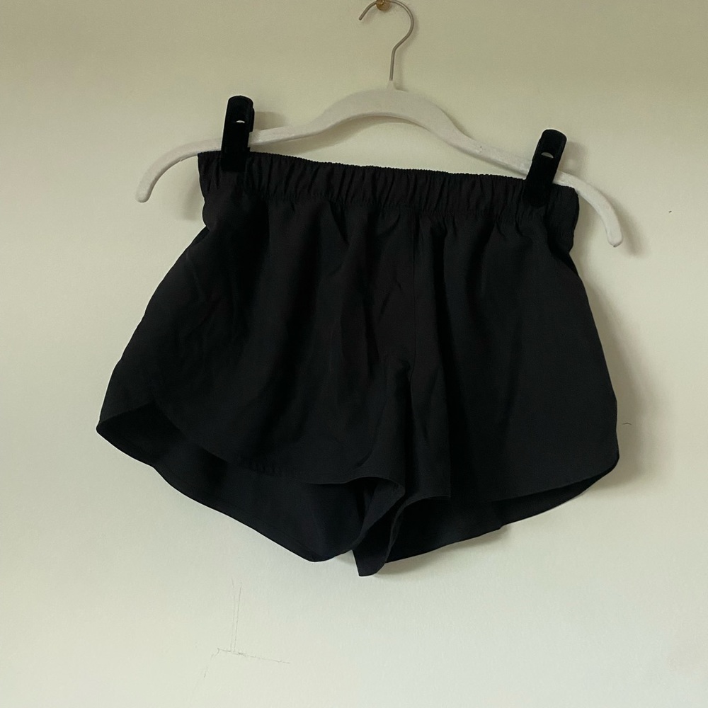 Women’s black athletic shorts
